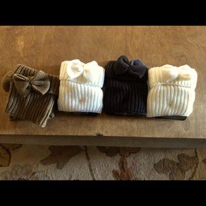 Set of four boot toppers